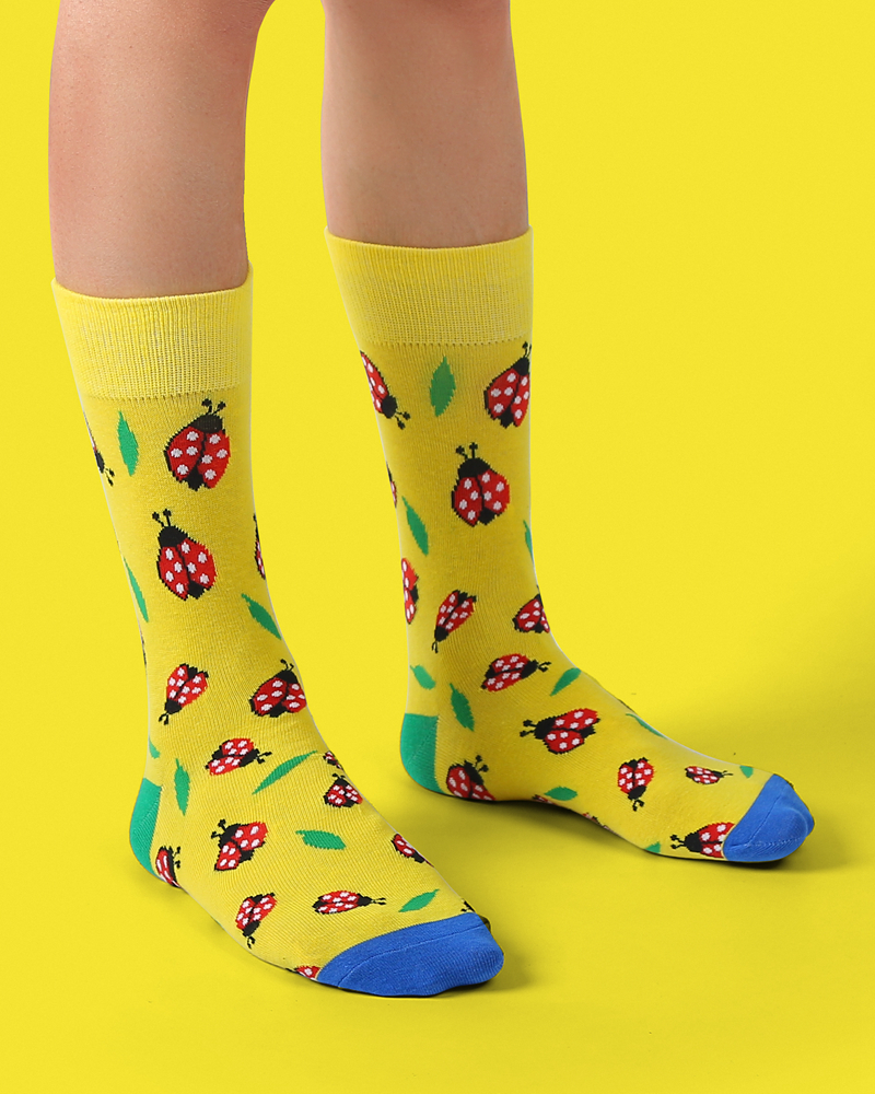 Ladybug socks ，Low-priced cotton socks - ktsox shop
