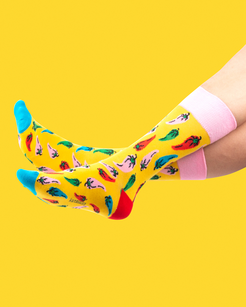 Crazy Chili Socks ，Low-priced cotton socks - ktsox shop